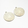 Tibetan Style Alloy Pendants LS-TIBEP-35029-P-RS-1