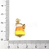 Halloween Theme 304 Stainless Steel Enamel Pendants STAS-L296-01G-3