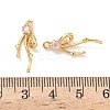 Brass Micro Pave Cubic Zirconia Pendants KK-A281-21G-02-3