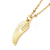 Wing & Cross & Heart & Star Pendant Necklaces for Girl Women NJEW-JN03688-18