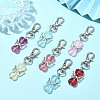Angel Glass Pendant Decoration X1-HJEW-JM01188-2