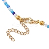 Glass Beaded Necklaces NJEW-JN04896-7