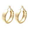 Brass Ring Hoop Earrings for Women EJEW-A121-17A-G-2