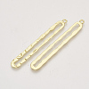 Alloy Open Back Bezel Big Pendants PALLOY-S121-196-2