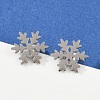 Non-Tarnish 304 Stainless Steel Ear Studs X-EJEW-P045-01P-2