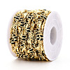 Brass Glass Link Chains CHC-T018-15B-G-2