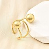 304 Stainless Steel Cuff Rings RJEW-D320-01G-3