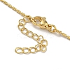 Brass Pave Cubic Zirconia Peach Heart Pendant Necklaces for Women NJEW-Q346-03G-01-3