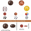 20pcs 10 sizes Resin Cabochons CRES-SC0001-86-2