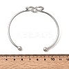 304 Stainless Steel Cuff Bangles for Women BJEW-Z150-02P-01-5