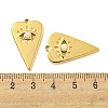 Natural White Jade Heart Eye Pendants STAS-L278-114G-01-3