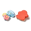 Flower/Mushrooom/Cactus Spring Garden Opaque Resin Decoden Cabochons CRES-B019-09-2