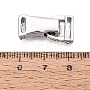 Brass Magnetic Fold Over Clasps KK-Q074-16P-3