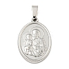 Non-Tarnish 304 Stainless Steel Pendants STAS-B071-02A-23P-1