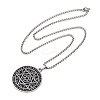 201 Stainless Steel Star of David 12 Constellation Pendant Necklaces LS-NJEW-K283-32P-4