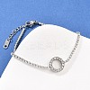 304 Stainless Steel Cup Chains Bracelets for Women BJEW-D364-01B-P-1