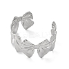 304 Stainless Steel Cuff Bangles for Women BJEW-G729-01P-2