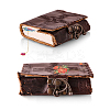 3Pcs 3 Styles Peony Flower Enamel Bookmarks AJEW-FH0004-51-4