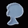 Afro Female Silhouette Silicone Resin Statue Molds LS-DIY-L021-69-2