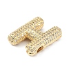 Rack Plating Brass Micro Pave Cubic Zirconia Pendants KK-Q790-01H-G-2