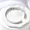 304 Stainless Steel Hinged Bangles for Women BJEW-A011-15P-3