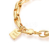 Brass Chain Bracelets BJEW-N032-05G-3