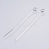 Non-Tarnish 304 Stainless Steel Eye Pins LS-X-STAS-F146-03P-40mm-1