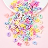 400Pcs 2Bags 2 Styles Opaque Resin Beads RESI-YW0005-30-2