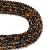 Natural Tiger Eye Beads Strands G-C280-B21-6mm-5
