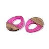 Resin & Wood Pendants LS-WOOD-F015-17D-2