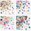 100pcs 5 Styles Handmade Polymer Clay Beads CLAY-YW0002-14-2