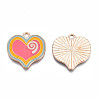 Alloy Enamel Pendants ENAM-S115-176-3