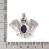 Natural Amethyst Pendants G-G871-02AS-01-3