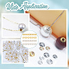 16 Pairs 2 Colors 925 Sterling Silver Spacer Beads FIND-BC0005-45-5