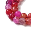 Dyed & Heated Natural Dragon Veins Agate Beads Strands G-P539-A01-22-4