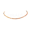 Glass Seed Beaded Necklace for Women NJEW-JN04258-4