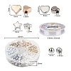 DIY Heart & Star Beads Bracelet Making Kit DIY-YW0004-30-3