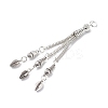 Tibetan Style Alloy Curb Chain Tassel Big Pendants FIND-I025-01A-2