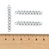 SHEGRACE Brass Pave Clear Cubic Zirconia Connector Charms XGRQ3P157-642P-3