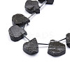 Natural Black Tourmaline Beads Strands G-E569-R08-3