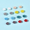 16Pcs 8 Colors Handmade Lampwork Beads LAMP-FS0001-25-9