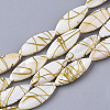 Drawbench Freshwater Shell Beads Strands SHEL-T014-008B-06-1