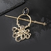 Tibetan Style Alloy Octopus Hair Sticks PW-WG3AEA5-01-2