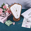 Bust Shaped Wooden Necklace Display Stands NDIS-WH0003-018D-5