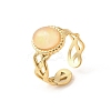 304 Stainless Steel Cuff Rings for Women RJEW-U062-02A-01G-4