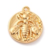Brass Pendants With Clear Cubic Zirconia KK-S403-03G-1