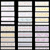3 Sets 3 Colors Paper Hollow Lace Scrapbook Paper Pads Sets DIY-CP0008-93A-1