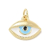 Brass Enamel Pendants KK-CBA3F25-04G-01-1