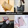 2 Styles Rainbow Resin Beaded Mobile Phone Lanyard Wrist Strap HJEW-GF0001-46-6