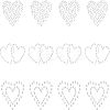 Glitter Hotfix Rhinestone(Hot Melt Adhesive On The Back) DIY-FG0001-45-1